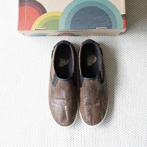 UMI AVA II Brown Slip-On Sneaker Size 6 Big Kid
